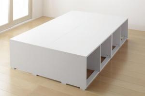 収納付きベッド シングルベッド ベッドフレームのみ 引出しなし ハイタイプ ベッド下収納 大容量収納ベッド
