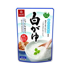 はくばく おかゆ 白がゆ 250g×8袋(常温保存・即席・非常食・常備食)