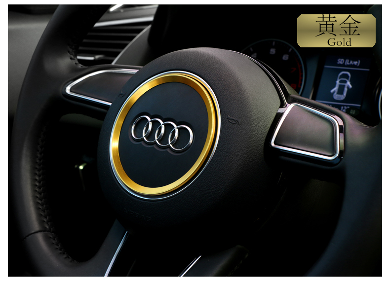 楽天市場】Audi アウディ 内装 ステアリングホイール センター 装飾