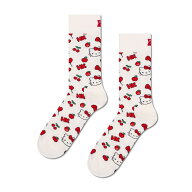Happy Socks 公式 【Hello Kitty×Happy Socks】クルー丈 ソックス ハローキティ チェリー / ハッピーソ…