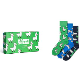 Happy Socks 公式 【GIFT BOX】【3足セット】クルー丈 ソックス アニマル / ハッピーソックス ソックス 靴下 メンズ レディース ユニセックス ギフト ギフトボックス プレゼント 柄 オシャレ 父の日