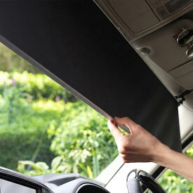 サンシェード 車 フロント 常時取付型 暑さ対策 日除け 駐車 車中泊 UVカット