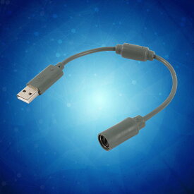 USBケーブル ブレークアウェイアダプター 交換用 グレー 有線コントローラー用 接続コード 27cm ゲーム周辺機器 互換品 断線防止 予備ケーブル 周辺機器アクセサリー