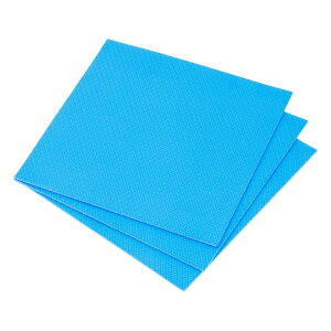 �M�`���p�b�h 10cm�p �唻 3������ �u���[ ����0.6mm �M�`����3W/m�EK ��R�� UL94 V-0 �≏ �ėp �V���R���V�[�g PC CPU GPU ������ �m�[�g�p�\�R�� ����PC ���M ��p �΍� �M�`���V�[�g ��p�p�b�h ��