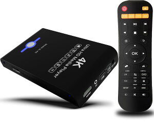 ���f�B�A�v���[���[ 4K�Ή� HDD�G���N���[�W�� 2�C��1 ���掿�Đ� HDMI �A�i���OAV�o�� USB SD�J�[�h�Ή� SATA HDD�P�[�X 2.5�C���` 3.5�C���` ���� ���y �ʐ^�Đ� H.265 HEVC H.264 AVC MP4 MKV�Ή� �X���v��