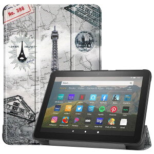 �y�^�u���b�g�P�[�X�zFire HD 8 2022/2020�Ή� �J�o�[ �X�^���h�@�\�t�� �蒠�^ �y�� ���^ �ϏՌ� �I�[�g�X���[�v�@�\ PU���U�[ ������� �V���v�� �ی�P�[�X 8�C���` �^�u���b�g�p�A�N�Z�T���[