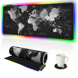 �Q�[�~���O�}�E�X�p�b�h RGB ��^ �g�� LED 14��Ɩ����[�h �h�� �m���X���b�v���o�[�x�[�X �}�E�X �L�[�{�[�h�}�b�g �f�X�N�}�b�g 90cm×40cm USB���d �p�\�R�� ���Ӌ@�� PC�Q�[�� �Q�[�~���O�f�X