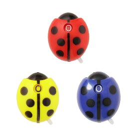 スコアカウンター ゴルフ 3色セット てんとう虫モチーフ 19打カウント ノンリセットタイプ クリップ付き グローブ取り付け 日本製 ABS素材 レッド イエロー ブルー ラウンド用品 ゴルフ用