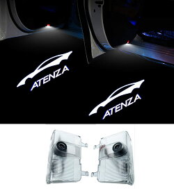 カーテシライト 車用 LEDロゴ投影 ウェルカムライト ドアライト 2個セット 足元照明 プロジェクションライト 高輝度 自動点灯 消灯 カスタムパーツ ドレスアップ 車用品 カー用品 安全対策