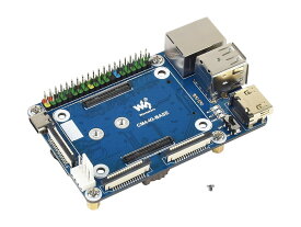Raspberry Pi Compute Module 4用ベースボード ミニ開発ボード 標準CM4ソケット 色分け40PIN GPIOヘッダー搭載 CSI DSI HDMI USB RJ45ギガビットイーサネット M.2スロット マイクロSDカードスロット搭載 クレジ