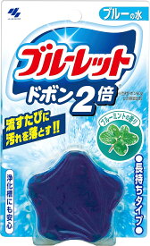 小林製薬 ブルーレットドボン ドボン2倍 ブルーミント 120g 6個セット トイレタンク洗浄剤 トイレ掃除 トイレ用洗剤