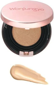 Wonjungyo (ウォンジョンヨ) フィッティングクッション グロウ 03 ペールベージュ 13g ツヤタイプ SPF50+ PA+++ クッションファンデーション 韓国コスメ