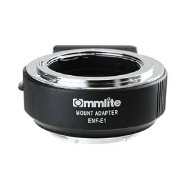 【中古】Commlite レンズマウントアダプター CM-ENF-E1 PRO (ニコンFマウントレンズ → ソニーEマウント変換) 電子接点付き