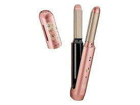 【中古】ヴィダル サスーン カール&ストレート 2WAY ヘアアイロン ポール&ジョー コラボ コードレス USB充電式 海外対応 ピンク VSI-1030/PJ