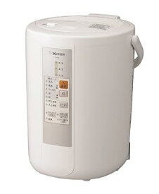 【中古】象印 加湿器 木造:8畳/プレハブ洋室:13畳 スチーム式 フィルター不要 ホワイト EE-RM50-WA