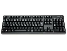 【中古】(非常に良い)FILCO Majestouch2 108フルキー茶軸日本語配列 USB&PS2両対応 Nキーロールオーバー対応 独Cherry茶軸採用メカニカルキーボード ブラック FKBN108