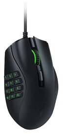【中古】(非常に良い)Razer Naga X MMO ゲーミングマウス 16ボタン 多ボタン 多ボタンマウス 軽量 85g 18000 DPI 5G 高性能オプティカルセンサー 柔らかい布巻ケーブ