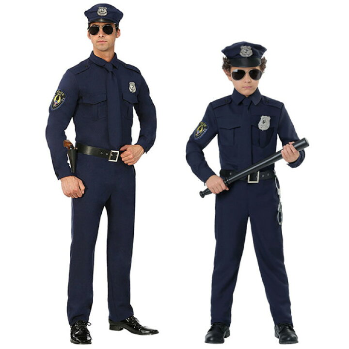 楽天市場】ポリスコスプレ ポリスマン 男性 コスチューム 大人 子供 