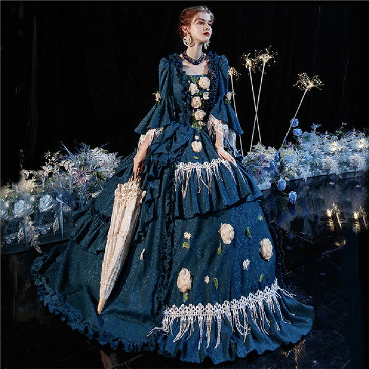 楽天市場】ロココ調 ドレス 貴族ドレス ヴィクトリアン 中世ヨーロッパ  