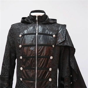 中世貴族風 舞台 中世 貴族 衣装 豪華 メンズ レディース 宮廷服 コスプレ衣装 王子様 洋服 ロングコート ケープ付き ジャガード織 演劇 舞台服 パンク風 コット風 GOTHIC パーティー演出服 ス