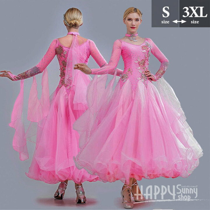 楽天市場】社交ダンス衣装ダンスウエア キラキラ 社交ダンス モダン  