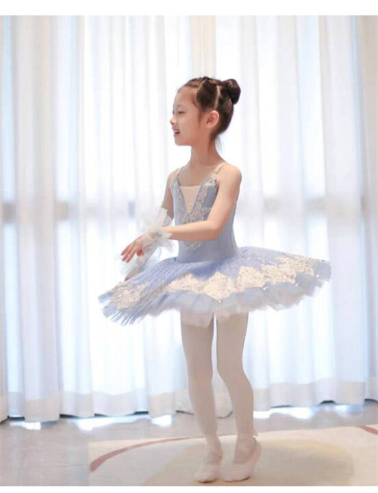 バレエ レオタード バレエ発表会 女の子 子供バレエ 可愛い 演出バレエ 4色 チュチュ バレエダンス 子供ダンス衣装 子供用舞台衣装