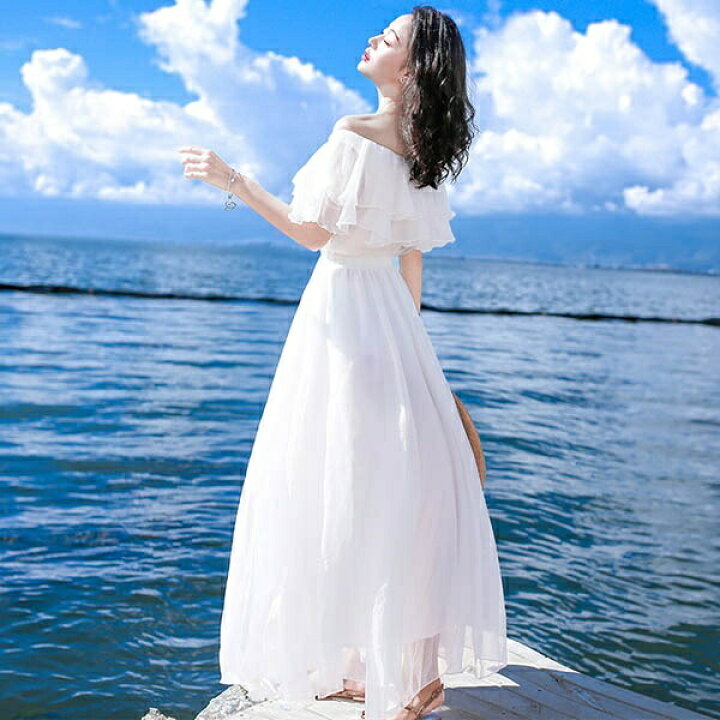 楽天市場】ワンピース レディース 夏 2way 大人可愛い オフショル  