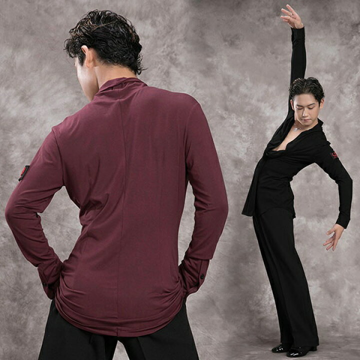 楽天市場】社交ダンス シャツ メンズ トップス モダンドレス 男性 衣装  