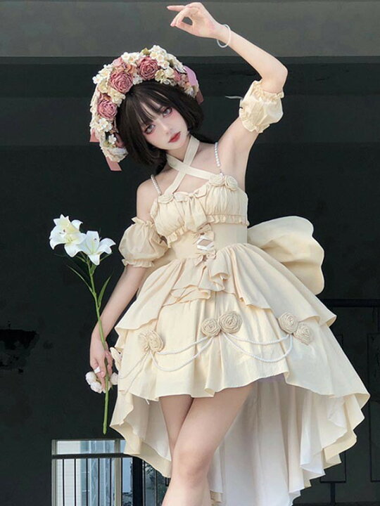 楽天市場】ロリータ jsk ワンピース 可愛い プリンセスドレス お姫様 