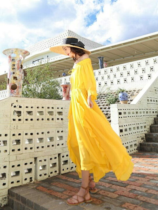 楽天市場 肩出し オフショルダー 五分袖 ワンピース オフショルダー 2way リゾートワンピ 夏ワンピ 大人かわいい 半袖 ゴムウエスト ロング ワンピース マキシ丈 レディース ファッション フリル裾 着痩せ ビーチ 海デート 韓国 ホワイト イエロー Dd215n1n1f4 発表会 楽天市場 肩出し オフショルダー 五分袖 ワンピース オフショルダー 2way リゾートワンピ 夏ワンピ 大人かわいい 半袖 ゴムウエスト ロング ワンピース マキシ丈 レディース ファッション フリル裾 着痩せ ビーチ 海デート 韓国 ホワイト イエロー Dd215n1n1f4 発表会