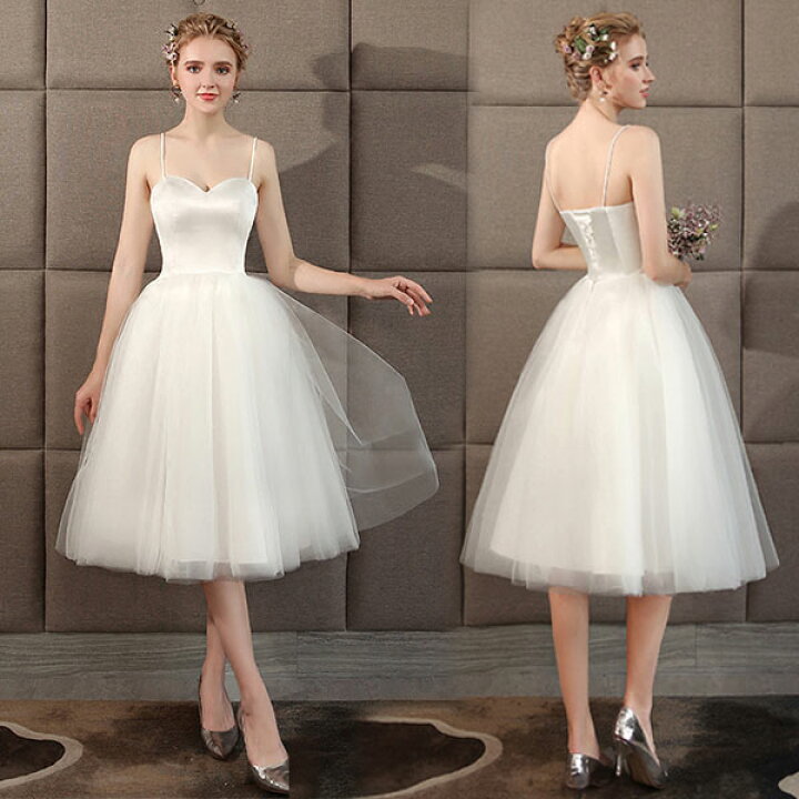 楽天市場】チュールドレス プリンセスライン ウェディングドレス  