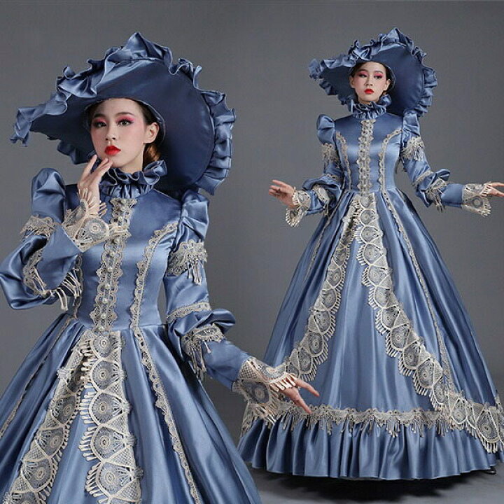 楽天市場 ロングドレス 貴族ドレス お姫様ドレス 中世ヨーロッパ ステージ 盛り袖 衣装 貴婦人 ラフカラー 帽子付き 演奏会 舞台衣装 貴族風 メルヘン ゴージャス ドレス イベント衣装 声楽 オペラ イベント プリンセスライン 撮影 コスプレ Aライン フリル S Xl ブルー 楽天市場 ロングドレス 貴族ドレス お姫様ドレス 中世ヨーロッパ ステージ 盛り袖 衣装 貴婦人 ラフカラー 帽子付き 演奏会 舞台衣装 貴族風 メルヘン ゴージャス ドレス イベント衣装 声楽 オペラ イベント プリンセスライン 撮影 コスプレ Aライン フリル S Xl ブルー