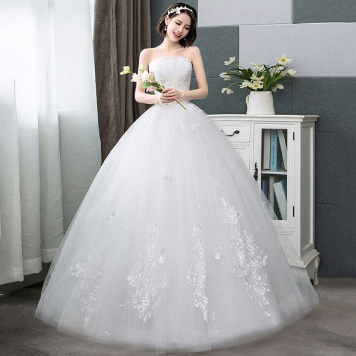 楽天市場】ドレス ウェディングドレス レディース 大きいサイズ  