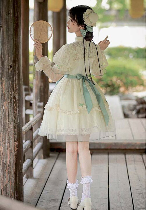 楽天市場】中華風 ロリータ チャイナドレス ワンピース Aライン Lolita 