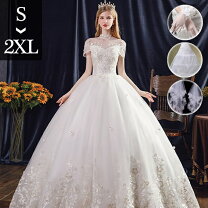 楽天市場】ハイネック（サイズ（S/M/L）L）（ウェディングドレス  