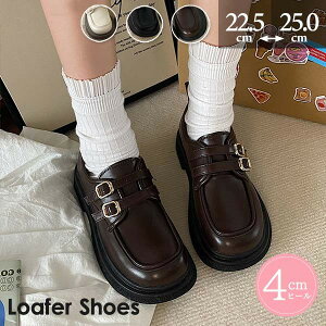 ビットローファー 学生 大人 シューズ レディース ローヒール おしゃれ 厚底 黒 マニッシュ 可愛い 春秋 フェイクレザー 合成皮革靴 レトロ ファッション 大きいサイズ 小さいサイズ カジュ