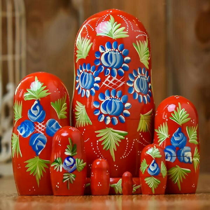 楽天市場】ロシア 人形 マトリョーシカ クリスマス 民芸品 土産物 