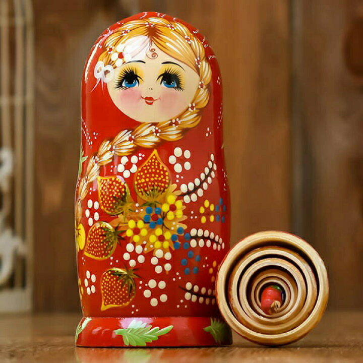 楽天市場】ロシア 人形 マトリョーシカ クリスマス 民芸品 土産物 