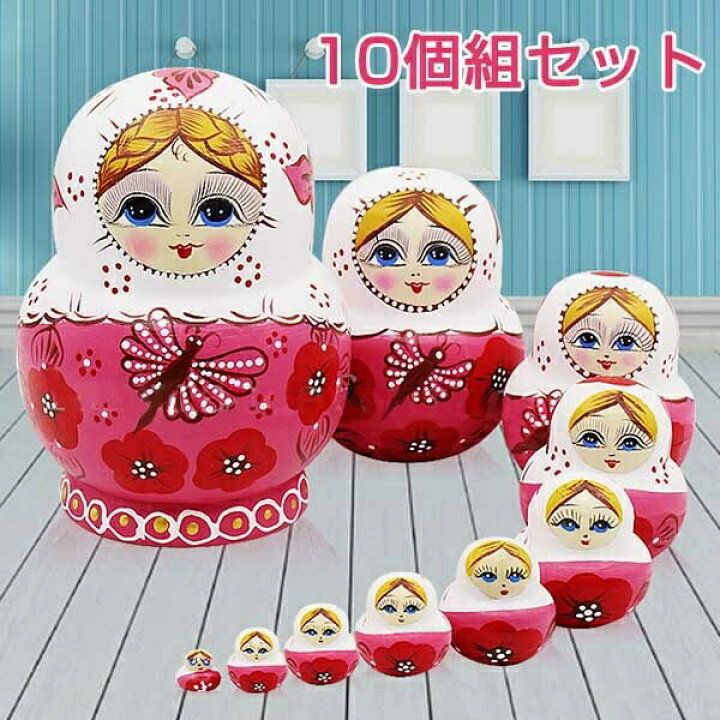 楽天市場】ロシア 人形 マトリョーシカ クリスマス 民芸品 土産物 