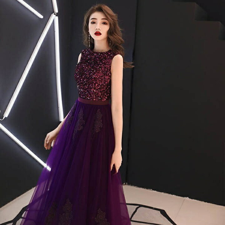 楽天市場】ドレス ロングドレス レディース ノースリーブ 袖なし  