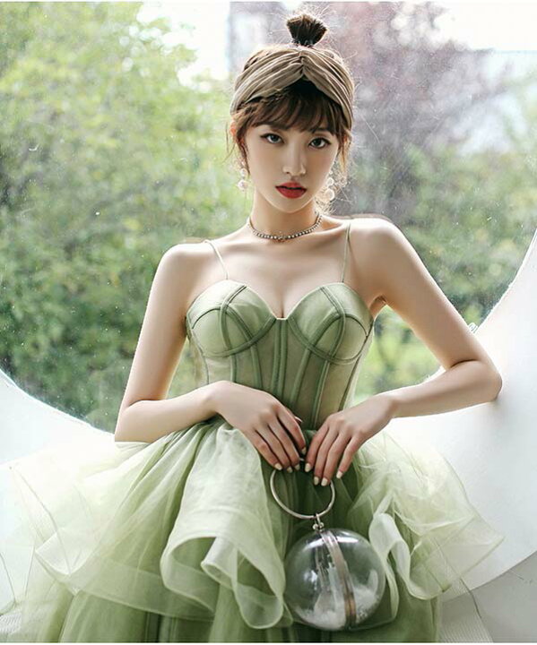 楽天市場】ドレス ロングドレス カラードレス トレーンドレス  