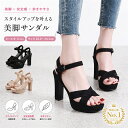 ヒール サンダル 夏 ハイヒール 太ヒール 歩きやすい ヒールサンダル ストラップ クロス 11センチ 厚底 レディース 靴 疲れにくい 高め 小さいサイズ スエード かかとあり フェミニン 大人 春夏 ブラック 黒 ベージュ 22.0cm〜24.5cm da735zezel6