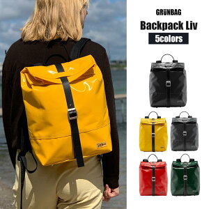 GRUNBAG(�O�������o�b�O) Backpack Liv �o�b�N�p�b�N ��e�� ���@�\ �k�� �����b�N �o�b�O �y�� �f�C�o�b�O �T�X�e�i�u�� �ϋv�� A4 �f���}�[�N ���s �ʊw