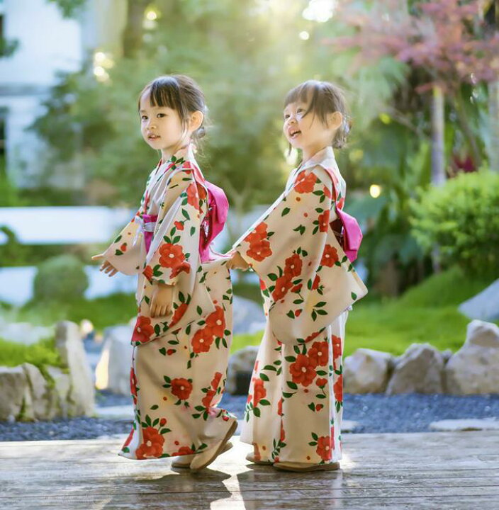 楽天市場】着物 七五三 女の子 浴衣 古典 女児 3点セットブランド 