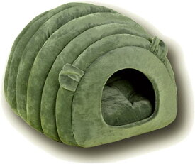 猫ベッド 猫ハウス ペットベッド ペット用品 休憩所 寝床 ベッド犬 洗える ふわふわ 軽量 可愛い シープ造形 猫ハウス ドーム型 クッション ぐっすり眠れる ネコ ねこ ふかふか 通気性 洗濯可能