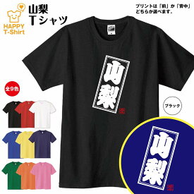 ご当地 Tシャツ 山梨 | ティーシャツ ティシャツ 半袖 男性 女性 メンズ レディース 子供 服 キッズ ジュニア バースデー 誕生日 プレゼント おしゃれ ギフト プチギフト お祝い 贈り物 グッズ ネタ ハッピー Tシャツ オリジナル お土産 都市 甲信越 やまなし YAMANASHI