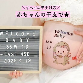 干支 ねずみ うさぎ とら うし たつ へび うま ひつじ さる とり いぬ いのしし シンプル マタニティシール マタニティペイントシール マタニティフォト ベリーペイント マタニティマーク マタニティフォトシール シール
