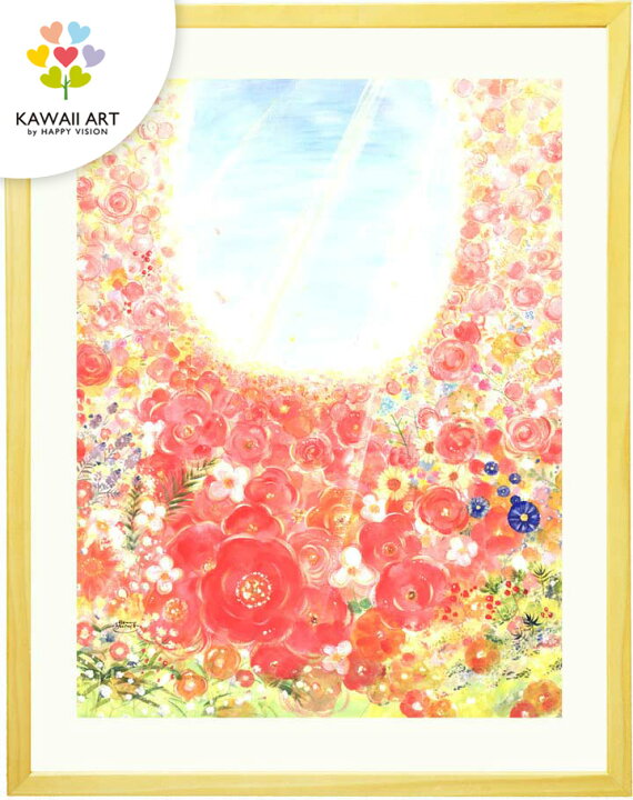 楽天市場】絵画 花 幸せアート「bloom」 玄関 インテリア 風水 玄関に 