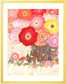 楽天市場 絵画通販 笑顔 癒し Kawaii Art 重ねゆく日々の通販