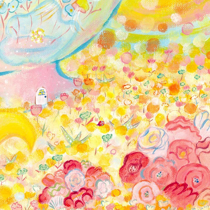 楽天市場】【New】 絵画 花 希望 幸せ 愛 「陽だまり」□LLサイズ